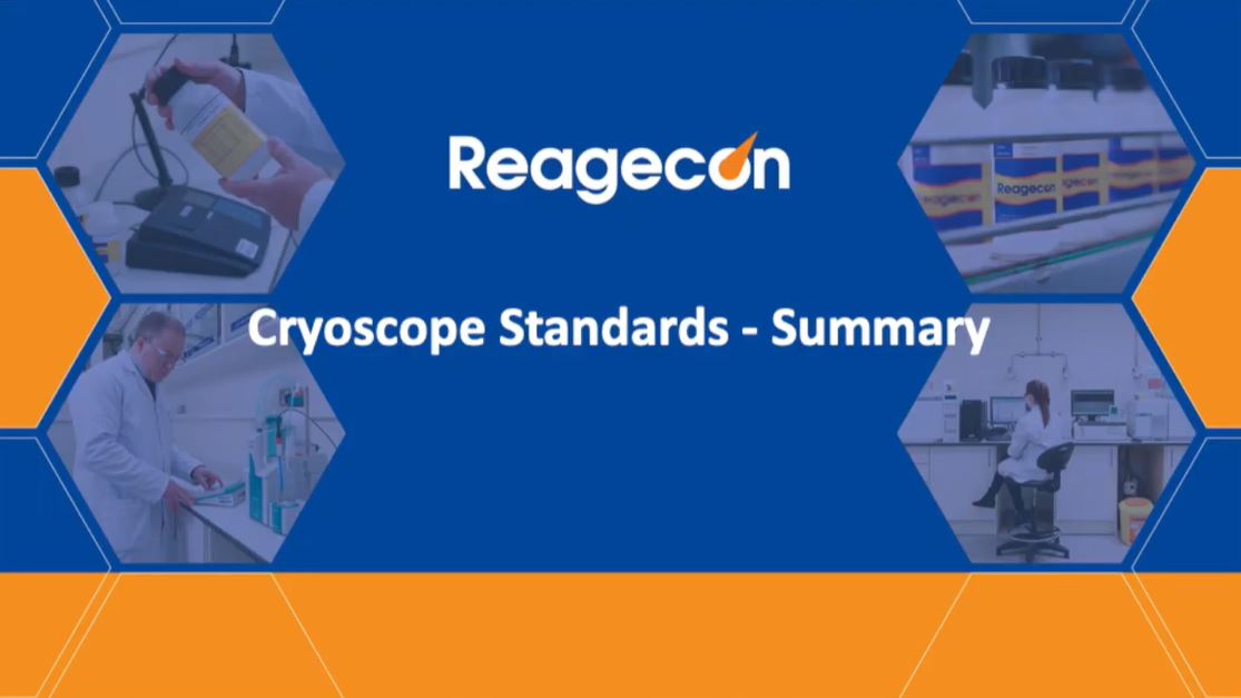 Cryoscope Standards – Freezing Point Measurement and Standards