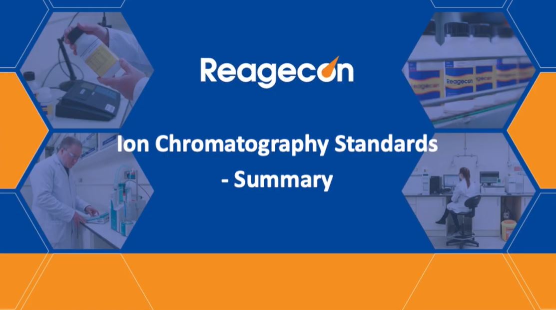Ion Chromatography Standards