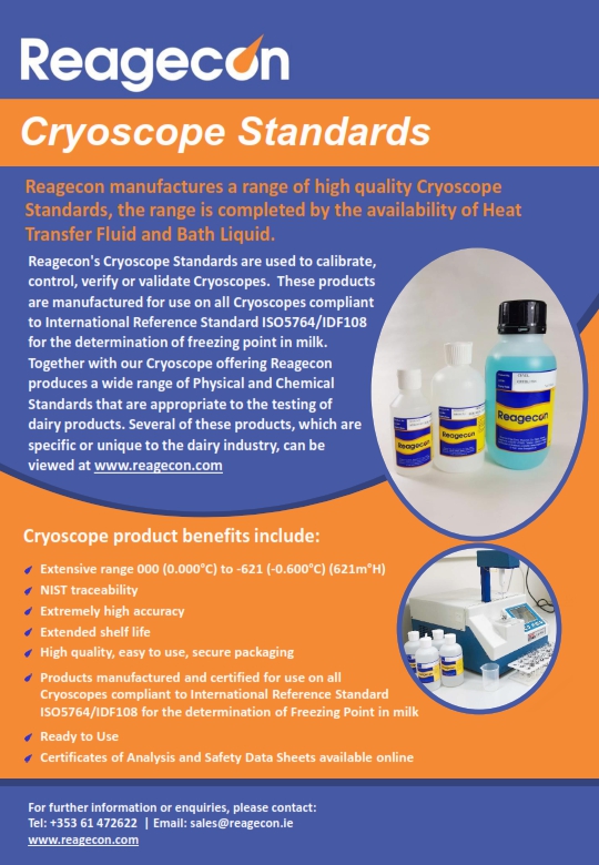 Cryoscope Standards