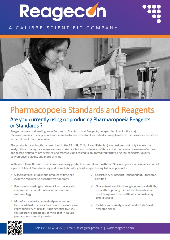 Pharmacopoeia Standards, Reagents, Solutions