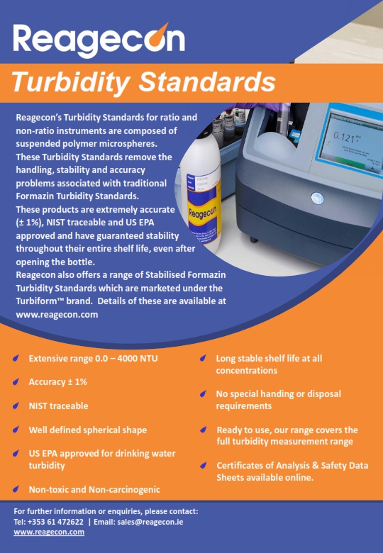 Turbidity Standards, Solutions Reagecon