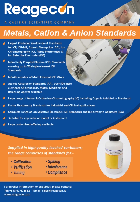 Cation & Anion Standards (ICP, AAS, Ion Chromatography, Flame Photometry)