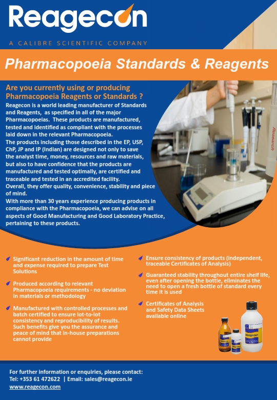 Pharmacopoeia Standards, Reagents, Solutions
