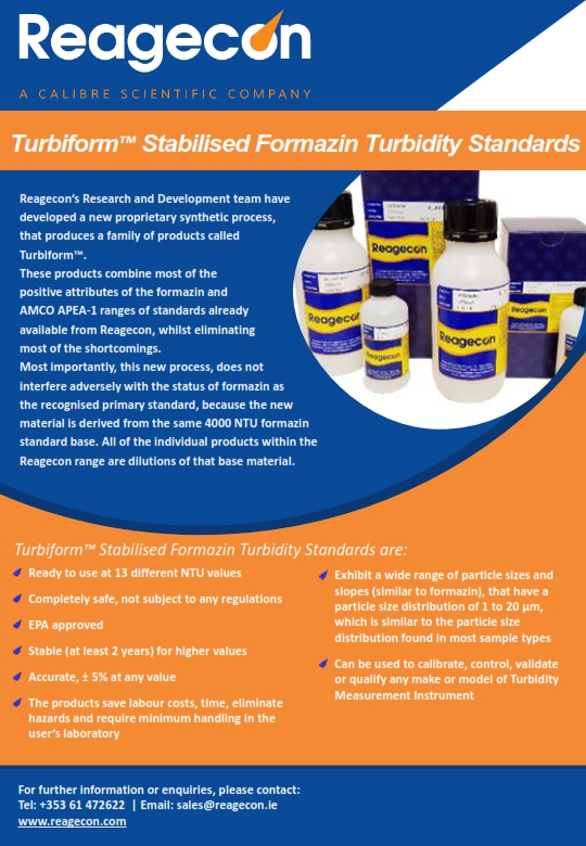 Turbiform™ Stabilised Formazin Turbidity Standards